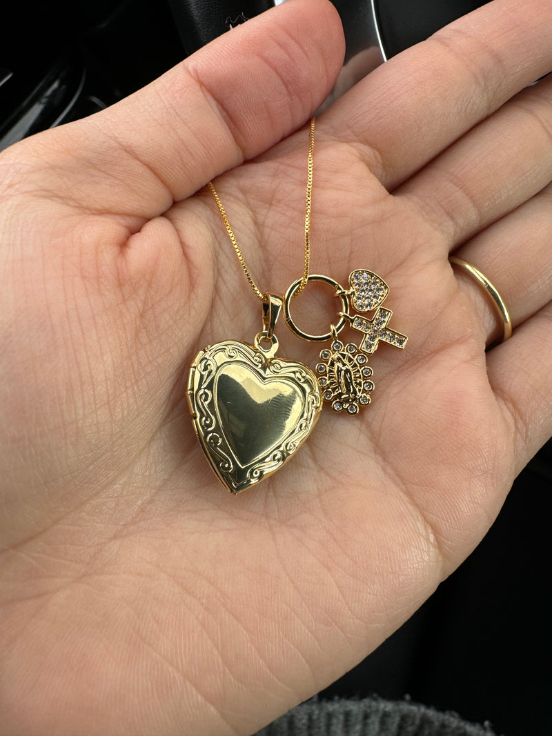 Heartlock Charm Necklace