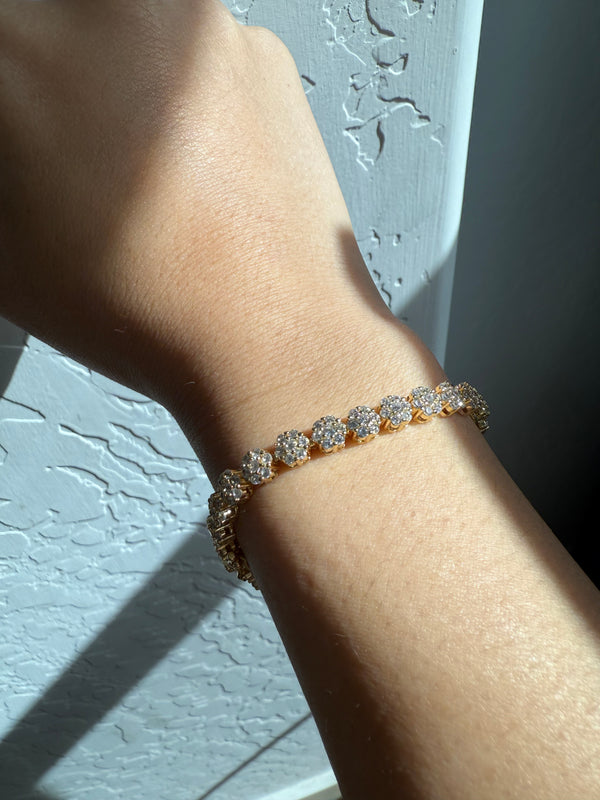 Clover Tennis Bracelet