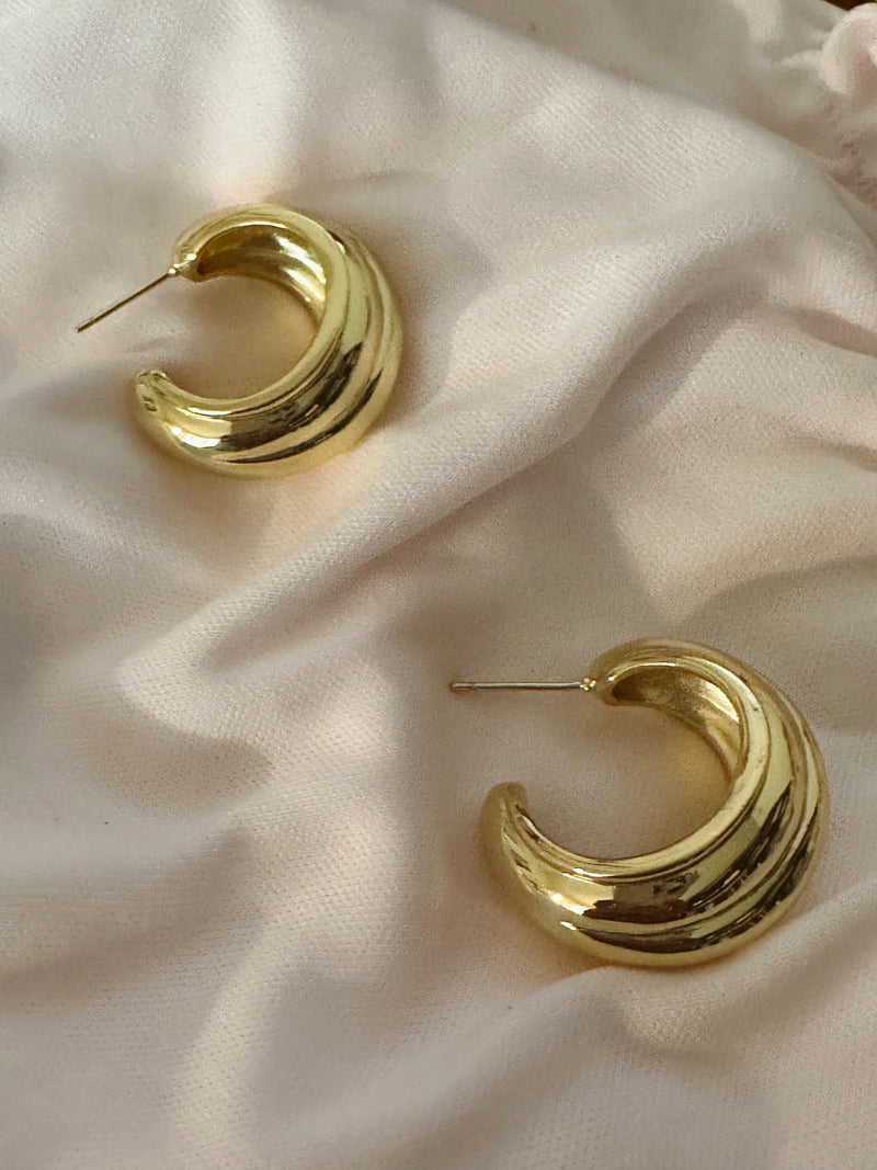 Charlie Statement Hoops (gold)