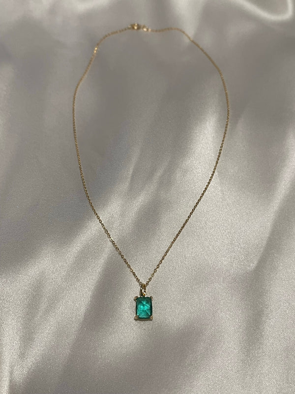 Charlotte Necklace (emerald)
