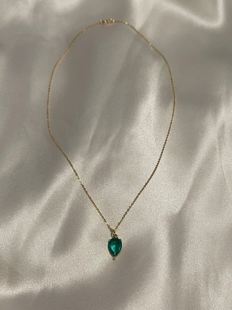 Carrie Choker Necklace (emerald)