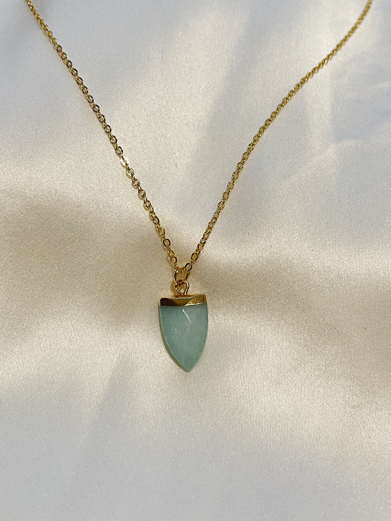 Skyler Necklace (aquamarine)