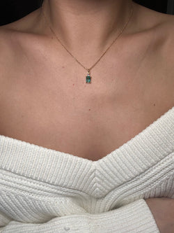 Noelle Necklace (emerald)