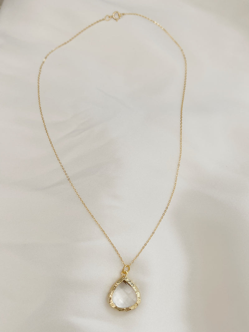 Casoria Necklace (clear stone)