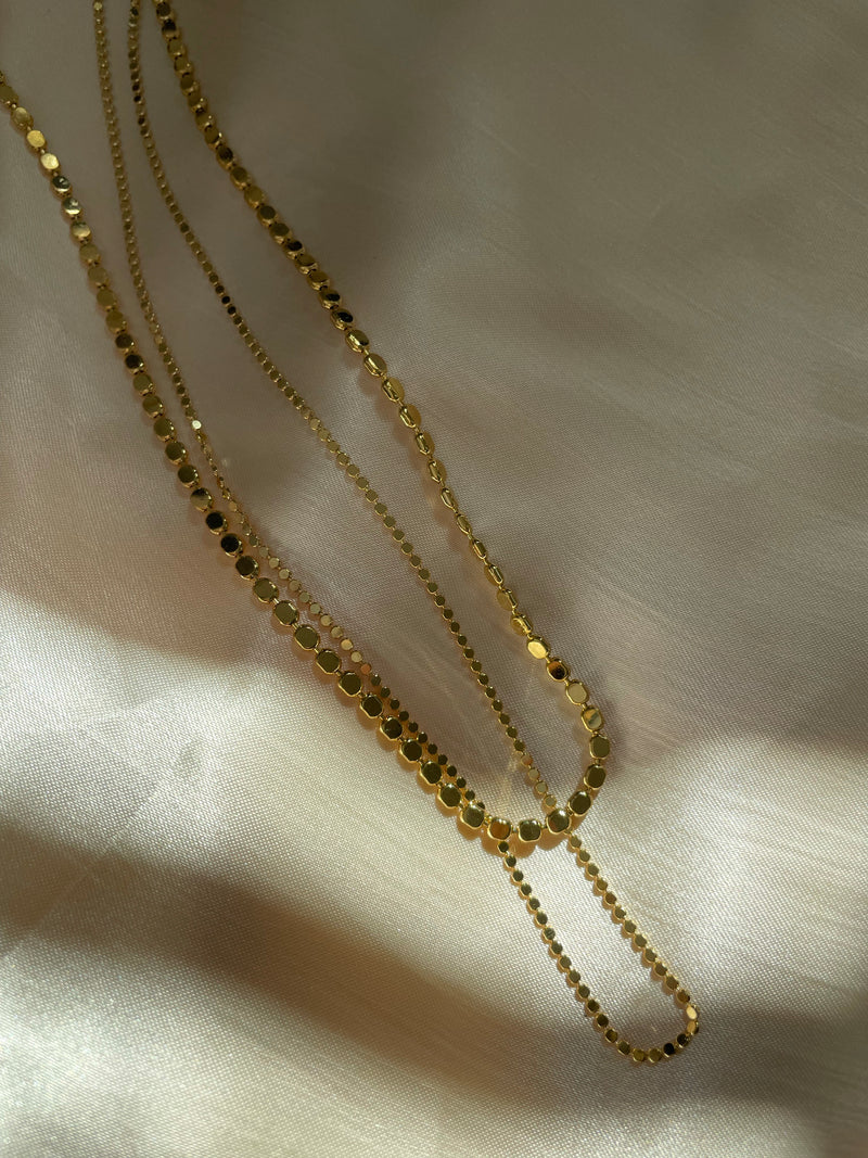 Beaded Chain Necklace (thin)