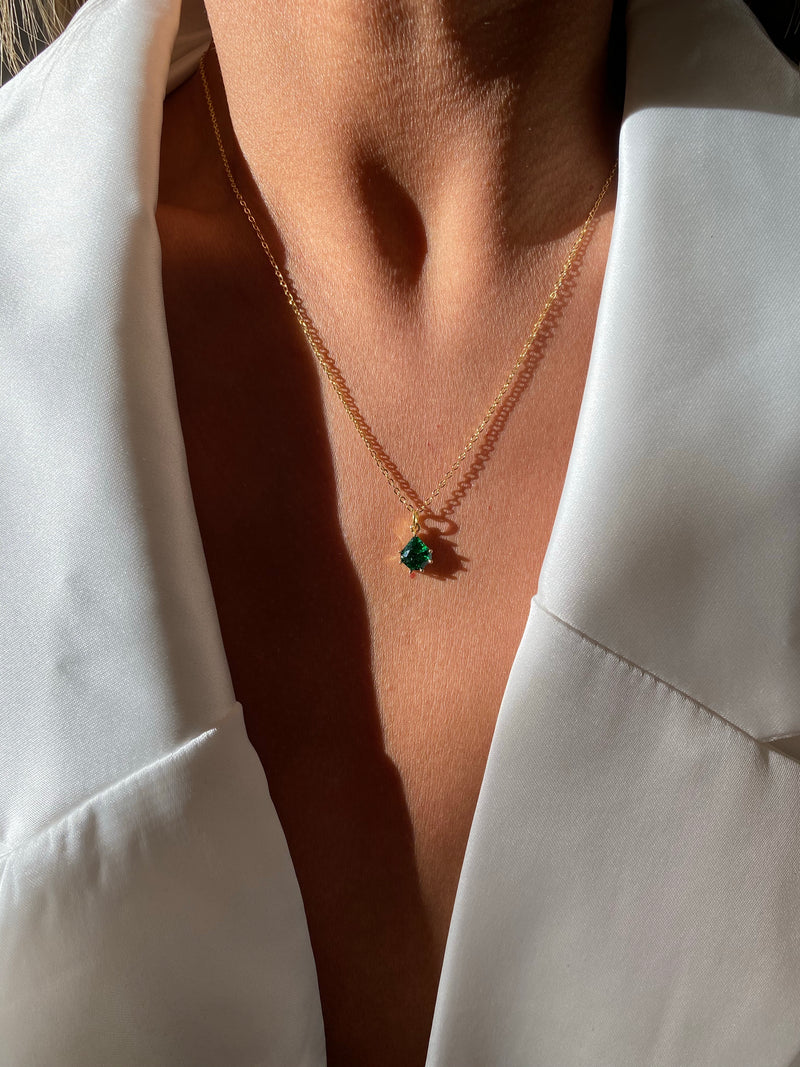 Isabella Necklace (emerald)