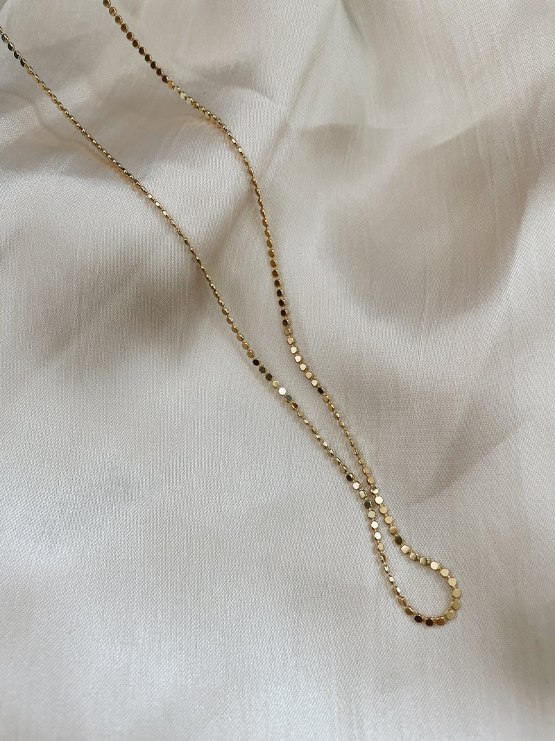 Beaded Chain Necklace (thin)