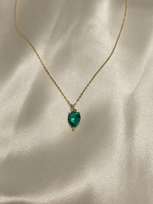 Carrie Choker Necklace (emerald)