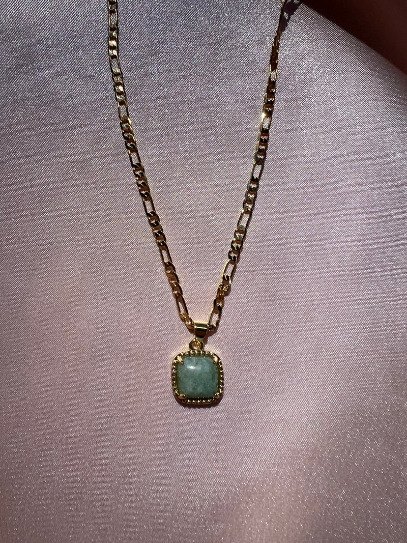 Pozzuoli Necklace (aqua quartz)