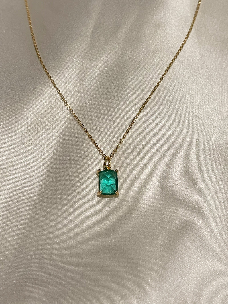 Charlotte Necklace (emerald)