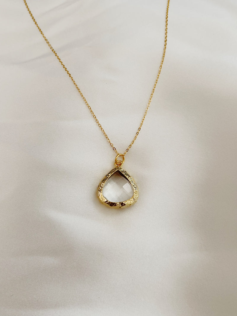 Casoria Necklace (clear stone)